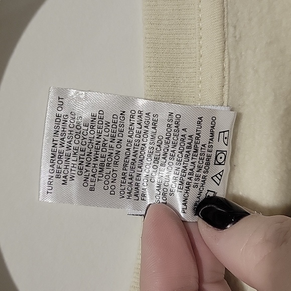 Disney Winnie the Pooh Applique‎ Crewneck Long Sleeves Sweatshirt Women Medium - Picture 6 of 13